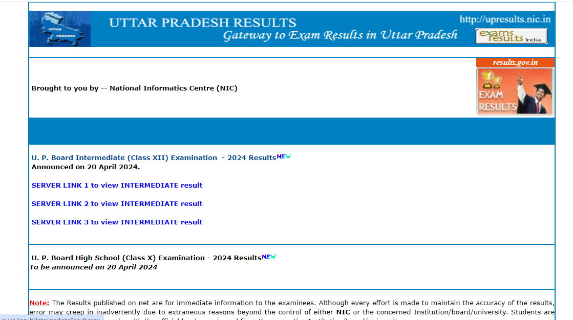 UP Board 10th and 12th Results 2024